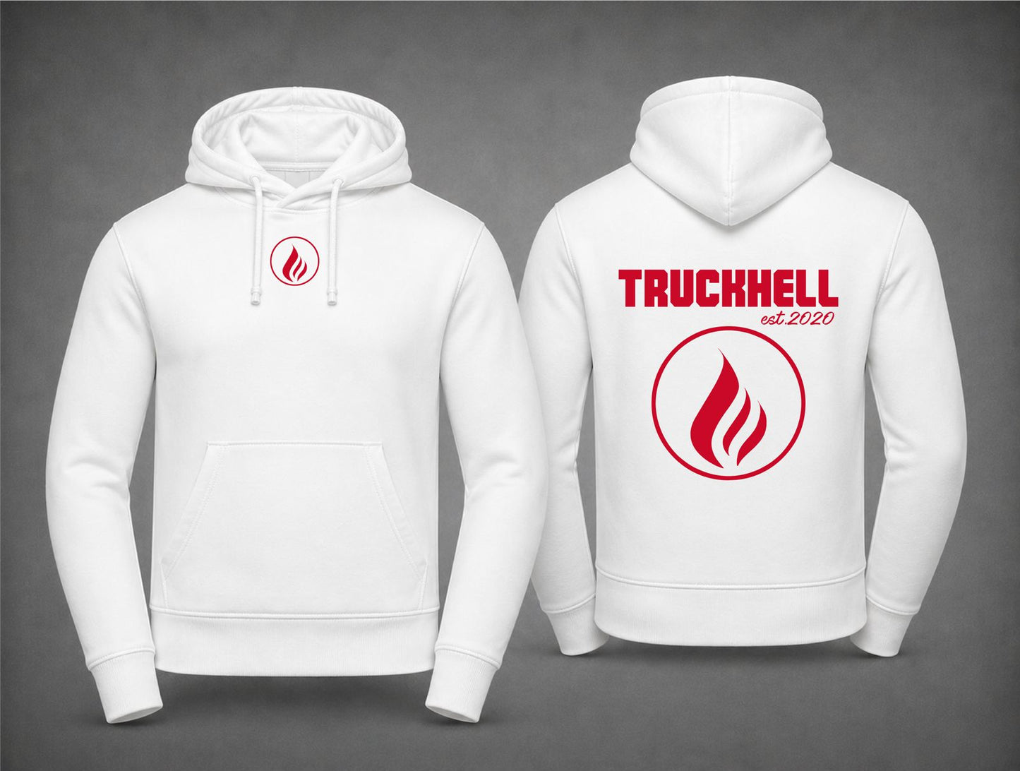 Hoodie White Red Edition