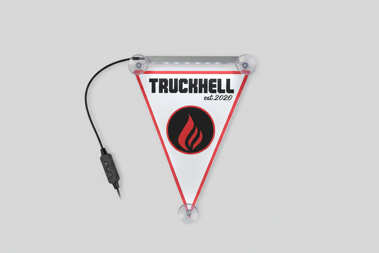 UV LED-Wimpel 28x20cm mit USB-Anschluss