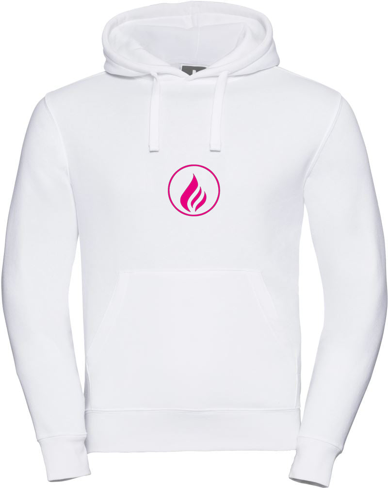 Hoodie White Pink Edition