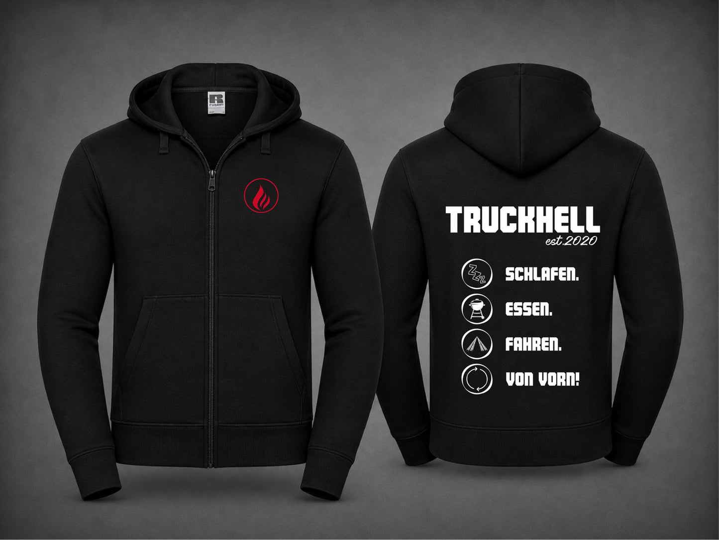 Zipper Jacke