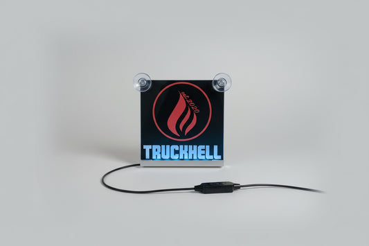 UV LED-Eckschild 1 Stk. 15x15cm